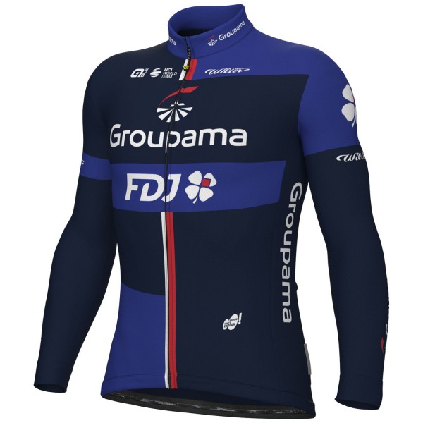 Herren Ale Groupama FDJ 2024 langarmtrikot trikot Herren Ale Groupama FDJ 2024 langarmtrikot trikot
