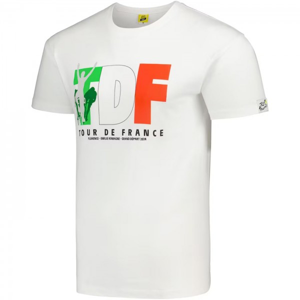 Herren T-Shirt Tour de France 2024-Italy Grand Depart Herren T-Shirt Tour de France 2024-Italy Grand Depart