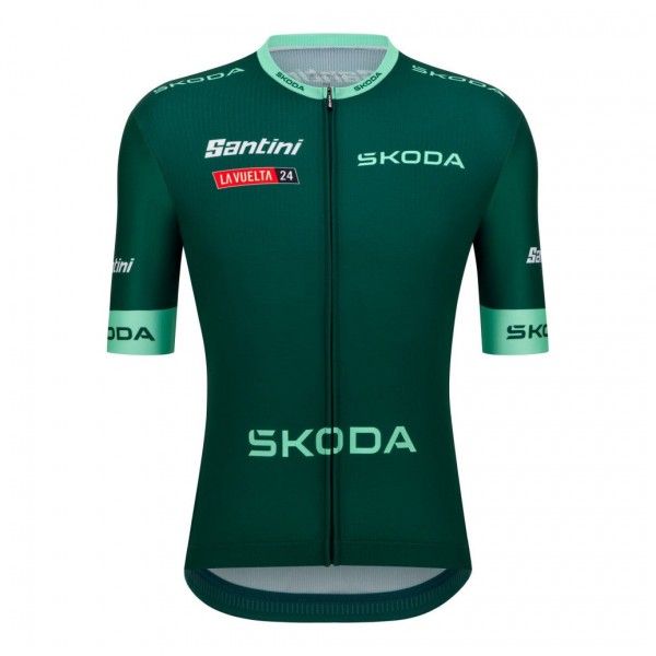 Herren Santini Vuelta Espana grun trikot 2024