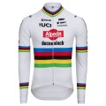 Herren Alpecin Deceuninck 2024 lang arm trikot-WC