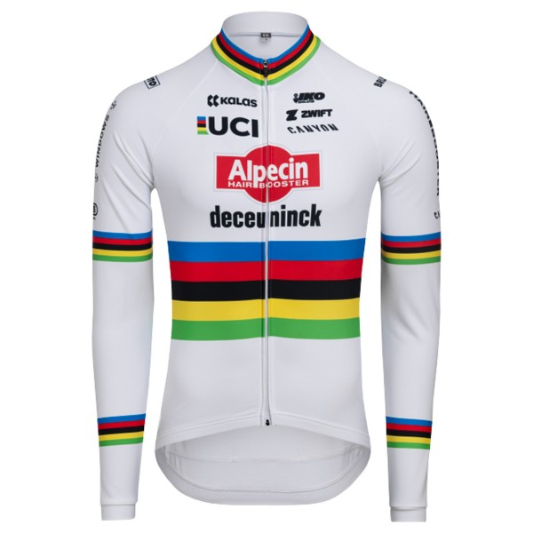 Herren Alpecin Deceuninck 2024 lang arm trikot-WC Herren Alpecin Deceuninck 2024 lang arm trikot-WC