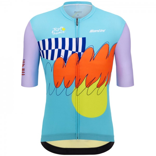 Herren Santini Tour de France 2024 trikot-Nizza Herren Santini Tour de France 2024 trikot-Nizza