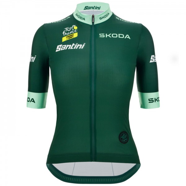 Damen Tour de France 2024 Fan Line Grun frau trikot Damen Tour de France 2024 Fan Line Grun frau trikot