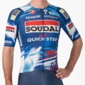 Herren Castelli Soudal Quick-Step 2025 Aero Race 8S trikot Herren Castelli Soudal Quick-Step 2025 Aero Race 8S trikot