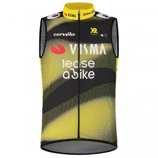 Herren Weste Team Visma Lease a bike 2025 Wind The Swarm-Tdf