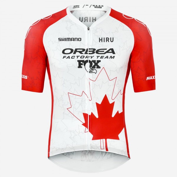 Herren Hiru Orbea Factory Team 2025 Core trikot-Kanadischer Meister Herren Hiru Orbea Factory Team 2025 Core trikot-Kanadischer Meister