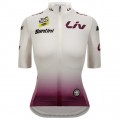Damen Weiße frau trikot Tour de France 2025 Fan Line