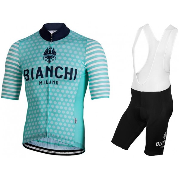 BIANCHI MILANO Davoli Fahrradbekleidung Radtrikot Satz Kurzarm+Kurz Trägerhose 3JLXE BIANCHI MILANO Davoli Fahrradbekleidung Radtrikot Satz Kurzarm+Kurz Trägerhose 3JLXE