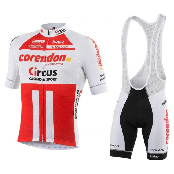 Corendon Circus 2019 Fahrradbekleidung Radtrikot Satz Kurzarm+Kurz Trägerhose CUNPC Corendon Circus 2019 Fahrradbekleidung Radtrikot Satz Kurzarm+Kurz Trägerhose CUNPC
