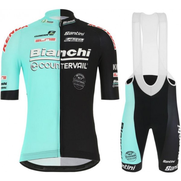 Bianchi Countervail 2019 Fahrradbekleidung Radtrikot Satz Kurzarm+Kurz Trägerhose 2RY46 Bianchi Countervail 2019 Fahrradbekleidung Radtrikot Satz Kurzarm+Kurz Trägerhose 2RY46