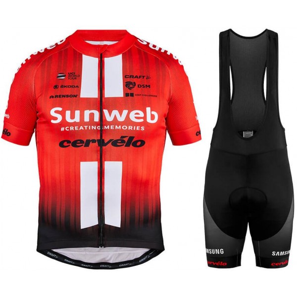Team Sunweb 2019 Fahrradbekleidung Radtrikot Satz Kurzarm+Kurz Trägerhose DPR01 Team Sunweb 2019 Fahrradbekleidung Radtrikot Satz Kurzarm+Kurz Trägerhose DPR01