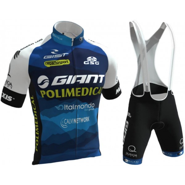 2019 GIANT POLIMEDICAL Fahrradbekleidung Radtrikot Satz Kurzarm+Kurz Trägerhose 2MPQY 2019 GIANT POLIMEDICAL Fahrradbekleidung Radtrikot Satz Kurzarm+Kurz Trägerhose 2MPQY
