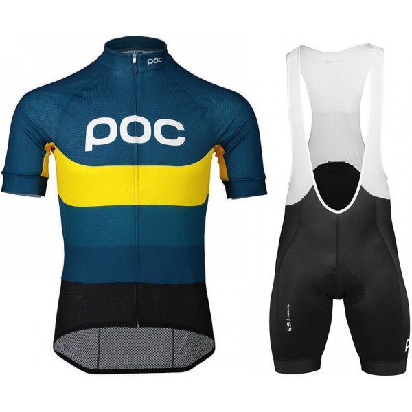 POC Essential Road Logo yellow Fahrradbekleidung Radtrikot Satz Kurzarm+Kurz Trägerhose U6F5D POC Essential Road Logo yellow Fahrradbekleidung Radtrikot Satz Kurzarm+Kurz Trägerhose U6F5D