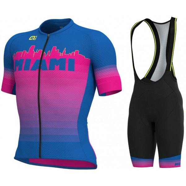 ALE MIAMI Fahrradbekleidung Radtrikot Satz Kurzarm+Kurz Trägerhose M506V ALE MIAMI Fahrradbekleidung Radtrikot Satz Kurzarm+Kurz Trägerhose M506V