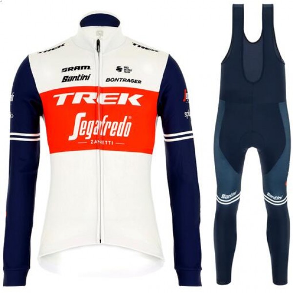 2020 TREK-SEGAFREDO Fahrradbekleidung Set Radtrikot langarm+Trägerhose lang 2020 TREK-SEGAFREDO Fahrradbekleidung Set Radtrikot langarm+Trägerhose lang