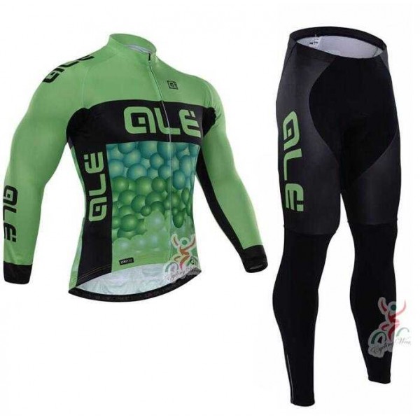 2015 ALE Fahrradbekleidung Radtrikot Langarm+Lange Radhose grün 7RD7C 2015 ALE Fahrradbekleidung Radtrikot Langarm+Lange Radhose grün 7RD7C