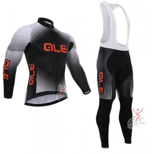 2015 ALE Fahrradbekleidung Radtrikot Langarm+Lang Trägerhose Schwarz HZ3J5 2015 ALE Fahrradbekleidung Radtrikot Langarm+Lang Trägerhose Schwarz HZ3J5