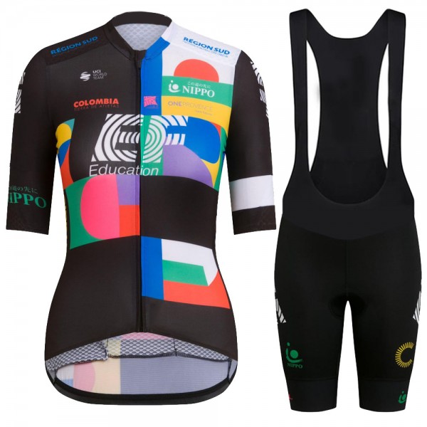 Damen EF Education Frist Tour De France 2021 Fahrradbekleidung Radteamtrikot Kurzarm+Kurz Radhose HWDAgI Damen EF Education Frist Tour De France 2021 Fahrradbekleidung Radteamtrikot Kurzarm+Kurz Radhose HWDAgI