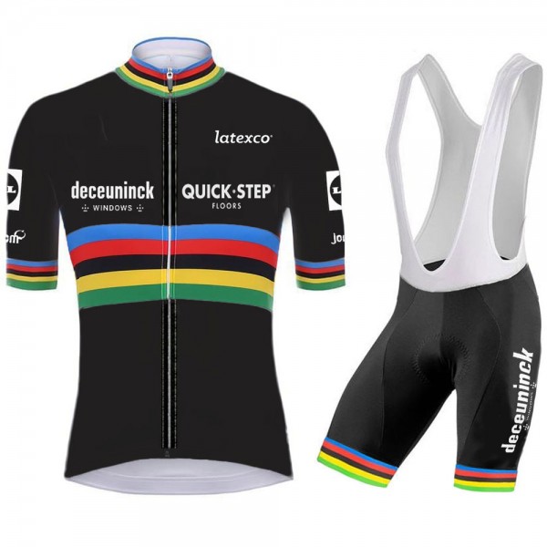 quick step champion Pro 2021 Team Fahrradbekleidung Radteamtrikot Kurzarm+Kurz Radhose vGrM22 quick step champion Pro 2021 Team Fahrradbekleidung Radteamtrikot Kurzarm+Kurz Radhose vGrM22