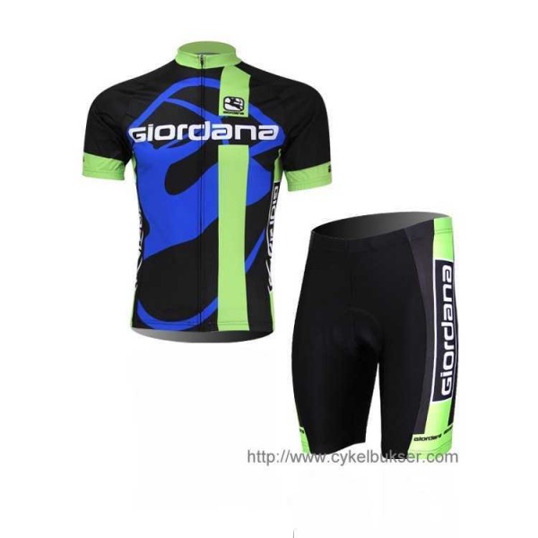 Teams Giordana Radbekleidung Radtrikot Kurzarm und Fahrradhosen Kurz Schwarz grün ZGDMG Teams Giordana Radbekleidung Radtrikot Kurzarm und Fahrradhosen Kurz Schwarz grün ZGDMG