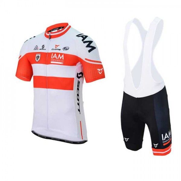2016 IAM Radbekleidung Fahrradtrikot Kurzarm und Fahrradhosen Kurz Bib Rot weiß 0JUC0 2016 IAM Radbekleidung Fahrradtrikot Kurzarm und Fahrradhosen Kurz Bib Rot weiß 0JUC0