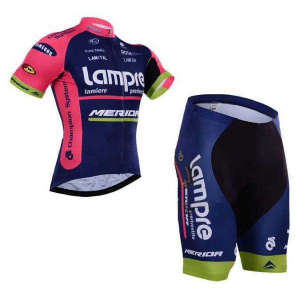 2015 Lampre Merida Fahrradbekleidung Satz Fahrradtrikot Kurzarm Trikot und Kurz Radhose ZTDB7 2015 Lampre Merida Fahrradbekleidung Satz Fahrradtrikot Kurzarm Trikot und Kurz Radhose ZTDB7