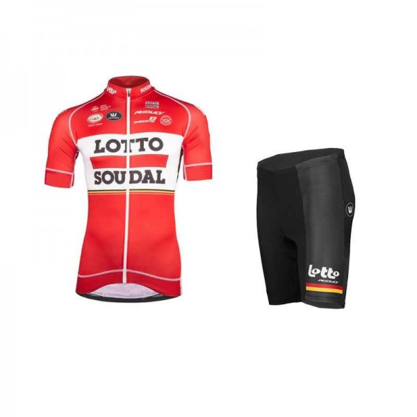 2017 Lotto Fahrradkleidung Radsportbekleidung Kurzarm Trikot+Trägerhose Kurz Rot BJTAM 2017 Lotto Fahrradkleidung Radsportbekleidung Kurzarm Trikot+Trägerhose Kurz Rot BJTAM
