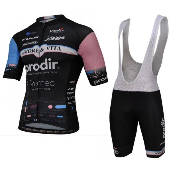 Amore e Vita-Prodir 2018 Fahrradbekleidung Radtrikot Satz Kurzarm+Kurz Trägerhose 02YEH Amore e Vita-Prodir 2018 Fahrradbekleidung Radtrikot Satz Kurzarm+Kurz Trägerhose 02YEH