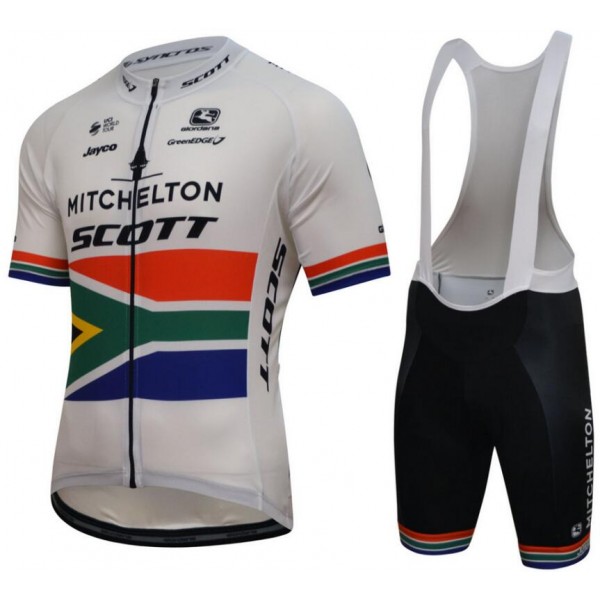 Mitchelton Scott 2018-South Africa champion Fahrradbekleidung Radtrikot Satz Kurzarm+Kurz Trägerhose RYP8O Mitchelton Scott 2018-South Africa champion Fahrradbekleidung Radtrikot Satz Kurzarm+Kurz Trägerhose RYP8O