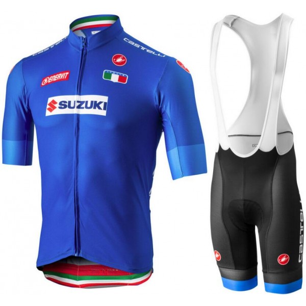 Nazionale Italiana 2018 Fahrradbekleidung Radtrikot Satz Kurzarm+Kurz Trägerhose Z20A5 Nazionale Italiana 2018 Fahrradbekleidung Radtrikot Satz Kurzarm+Kurz Trägerhose Z20A5