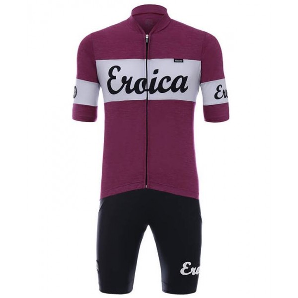 Santini Eroica Vino Fahrradbekleidung Radtrikot Satz Kurzarm+Kurz Trägerhose CGQUQ Santini Eroica Vino Fahrradbekleidung Radtrikot Satz Kurzarm+Kurz Trägerhose CGQUQ