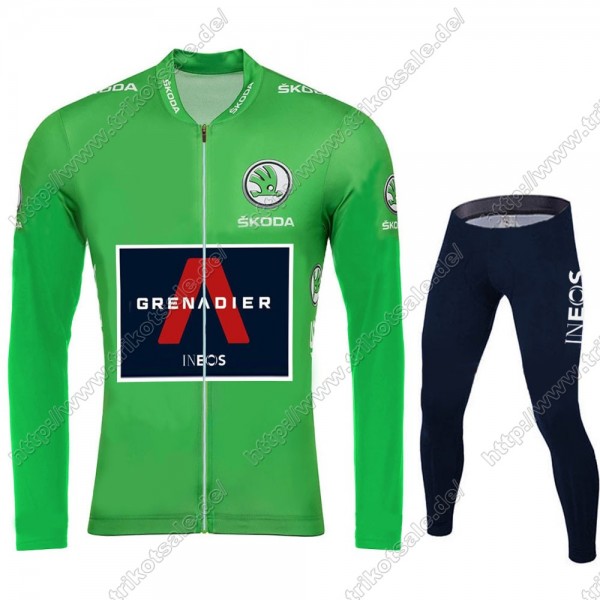 Team INEOS Grenadier Tour De France 2021 Herren Fahrradbekleidung Radtrikot Langarm+Lang Trägerhose Green UKLHE Team INEOS Grenadier Tour De France 2021 Herren Fahrradbekleidung Radtrikot Langarm+Lang Trägerhose Green UKLHE