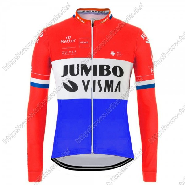 Jumbo Visma 2021 Dutch Fahrradbekleidung Radtrikot Langarm MCREM Jumbo Visma 2021 Dutch Fahrradbekleidung Radtrikot Langarm MCREM