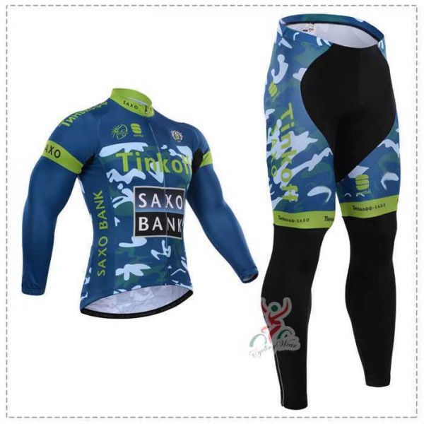 2015 Tinkoff Saxo Bank Camouflage Fahrradbekleidung Radtrikot Satz Langarm und Lange Radhose grün OI5XR 2015 Tinkoff Saxo Bank Camouflage Fahrradbekleidung Radtrikot Satz Langarm und Lange Radhose grün OI5XR