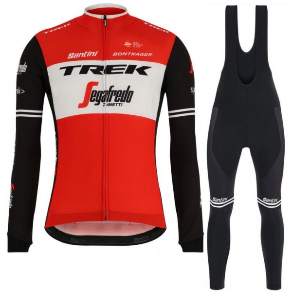 Trek Segafredo 2019 Rot Fahrradbekleidung Set Langarmtrikot+Lange Trägerhose 2XX33 Trek Segafredo 2019 Rot Fahrradbekleidung Set Langarmtrikot+Lange Trägerhose 2XX33