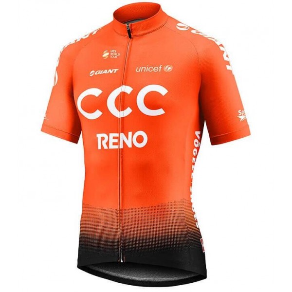 CCC Team Reno Orange 2019 Fahrradbekleidung Radtrikot ADDJW CCC Team Reno Orange 2019 Fahrradbekleidung Radtrikot ADDJW
