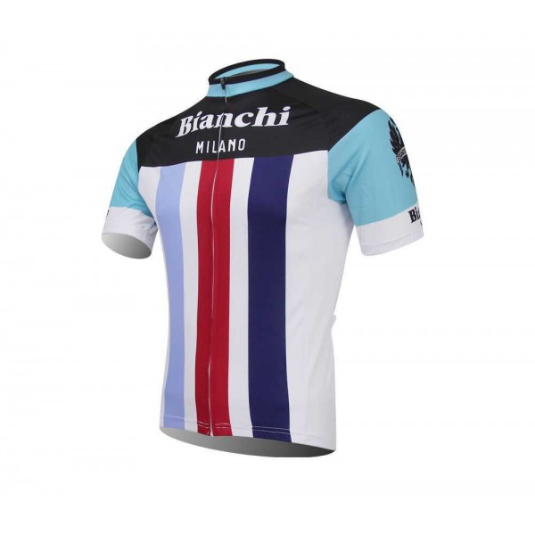 Bianchi 2014 Fahrradtrikot Radsport weiß Rot blau 1777L Bianchi 2014 Fahrradtrikot Radsport weiß Rot blau 1777L