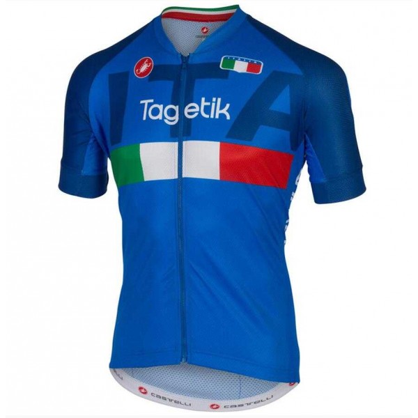 2015 Castelli Italia Fahrradtrikot Radsport blau 3BBXZ 2015 Castelli Italia Fahrradtrikot Radsport blau 3BBXZ