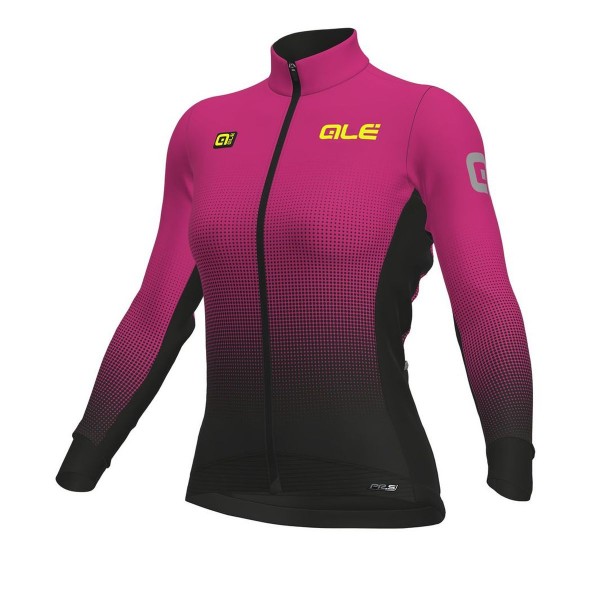 Damen Ale PRS Dots DWR-roze Fahrradbekleidung Radtrikot Langarm 2QSVY Damen Ale PRS Dots DWR-roze Fahrradbekleidung Radtrikot Langarm 2QSVY