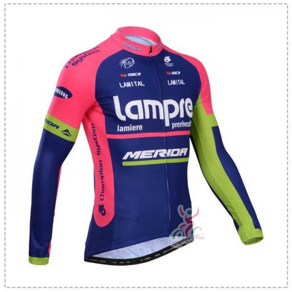 Lampre Merida 2014 Fahrradbekleidung Radtrikot Langarm 1YT1Y Lampre Merida 2014 Fahrradbekleidung Radtrikot Langarm 1YT1Y