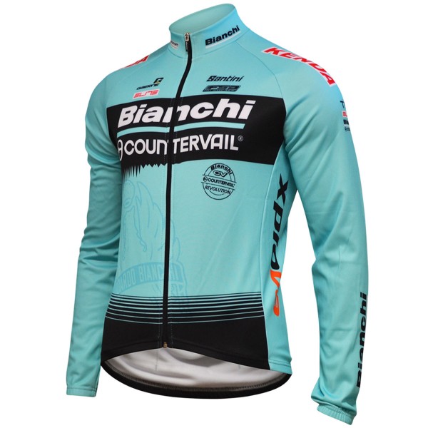 Bianchi Countervail 2018 Fahrradbekleidung Radtrikot Langarm 49JKO Bianchi Countervail 2018 Fahrradbekleidung Radtrikot Langarm 49JKO
