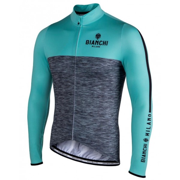 BIANCHI MILANO Chienes celeste Fahrradbekleidung Radtrikot Langarm AVYJW BIANCHI MILANO Chienes celeste Fahrradbekleidung Radtrikot Langarm AVYJW