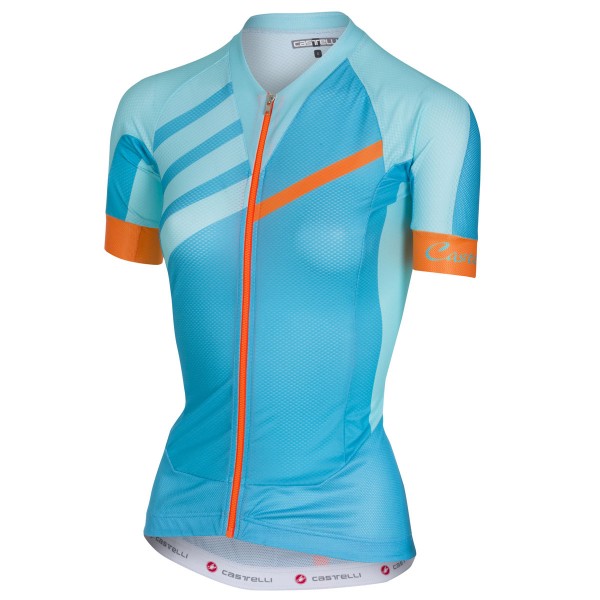 Castelli Aero Race-Light Bleu Damen Fahrradbekleidung Radtrikot 9AL5H Castelli Aero Race-Light Bleu Damen Fahrradbekleidung Radtrikot 9AL5H