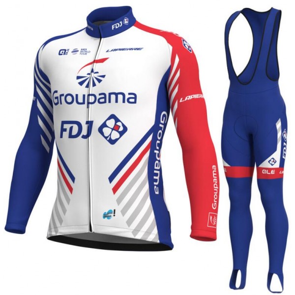 Groupama Fdj 2018 Fahrradbekleidung Set Langarmtrikot+Lange Trägerhose HKPZ7 Groupama Fdj 2018 Fahrradbekleidung Set Langarmtrikot+Lange Trägerhose HKPZ7
