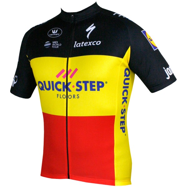 Quick Step Floors Belgium Champion 2018 Fahrradbekleidung Radtrikot 7ZCFD Quick Step Floors Belgium Champion 2018 Fahrradbekleidung Radtrikot 7ZCFD