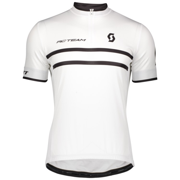 SCOTT RC TEAM 20 Fahrradbekleidung Radtrikot white/black BMMWQ SCOTT RC TEAM 20 Fahrradbekleidung Radtrikot white/black BMMWQ