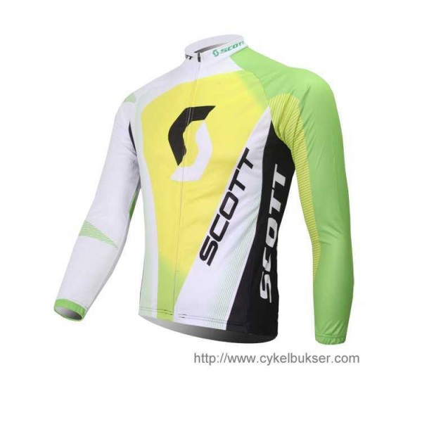 SCOTT RC Pro Fahrradbekleidung Radtrikot Langarmen grün gelb 7NV5Z SCOTT RC Pro Fahrradbekleidung Radtrikot Langarmen grün gelb 7NV5Z
