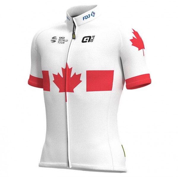 2019 Groupama FDJ Canadian Champion Fahrradbekleidung Radtrikot OZ493 2019 Groupama FDJ Canadian Champion Fahrradbekleidung Radtrikot OZ493