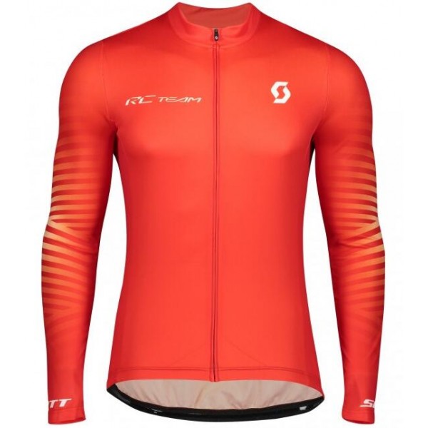 2020 SCOTT RC TEAM 10 Radtrikot langarm Rot 2020 SCOTT RC TEAM 10 Radtrikot langarm Rot