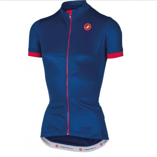 2016 Castelli vrouwen Anima Fahrradbekleidung Radtrikot blau QZ3G4 2016 Castelli vrouwen Anima Fahrradbekleidung Radtrikot blau QZ3G4